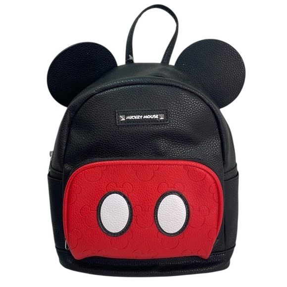 Disney Handbags - New Disney Embossed Mickey Icons and Mouse Ears Mini Backpack Purse Ltd Ed